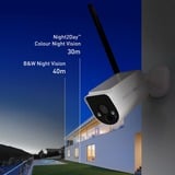 Swann MaxRanger4K Solar 3x Camera Security System Wit/zwart, Geïntegreerd zonnepaneel