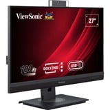 ViewSonic Video Conferencing Docking Monitor VG2757V-2K 27"  Zwart (mat)/grijs