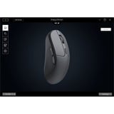 Keychron M3-A4 Wireless Mouse 4K-Version Zwart, 100 - 26.000 DPI, Bluetooth 5.1 | 2.4 Ghz | USB type-C kabel