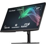 ViewSonic VP2776T-4K 27" monitor Zwart (mat)