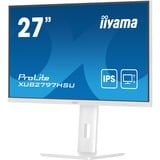 iiyama ProLite XUB2797HSU-W2 27" monitor Wit, 100 Hz, HDMI, DisplayPort, USB, Adaptive Sync