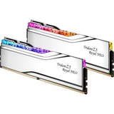 G.Skill 48 GB DDR5-8000 Kit werkgeheugen Zilver, F5-8000J4048G24GX2-TR5NS, Trident Z Royal, RGB led, XMP, EXPO