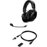 HyperX Cloud III Wireless over-ear gaming headset Zwart, Pc, PlayStation 4, PlayStation 5