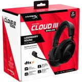 HyperX Cloud III Wireless over-ear gaming headset Zwart, Pc, PlayStation 4, PlayStation 5