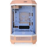 Thermaltake The Tower 300 - Peach Fuzz mini tower behuizing Perzik | 3x USB-A | Tempered Glass