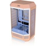 Thermaltake The Tower 300 - Peach Fuzz mini tower behuizing Perzik | 3x USB-A | Tempered Glass