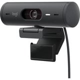 Logitech Brio 500 Full HD Webcam Zwart, 1080p/30fps, 720p/60fps