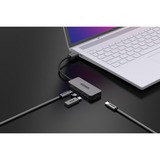 Sitecom USB-A naar 4x USB-C usb-hub Grijs