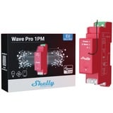 Shelly Qubino Wave Pro 1PM relais Rood