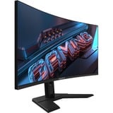 GIGABYTE GS34WQC 34" Curved gaming monitor Zwart, 2x HDMI, DisplayPort