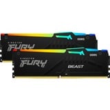 Kingston FURY 64 GB DDR5-5200 Kit werkgeheugen KF552C40BBAK2-64, Beast RGB