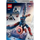 LEGO Marvel - Nieuwe Captain America bouwfiguur Constructiespeelgoed 76296