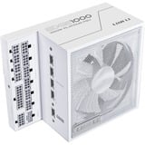 Lian Li EDGE1000, 1000 Watt voeding  Wit, 3x PCIe, kabelmanagement, 4x USB