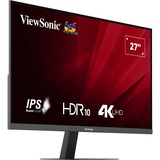 ViewSonic VA2708-4K-HD 27" monitor Zwart (mat), 2x HDMI, 1x DisplayPort