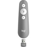 Logitech R500s-laserafstandsbediening voor presentaties presenter Grijs, Bluetooth Low Energy | 2.4GHz-verbinding