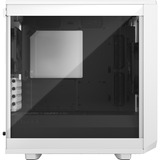 Fractal Design Meshify 2 Mini White TG Clear Tint midi tower behuizing Wit | 2x USB-A | 1x USB-C | Tempered Glass