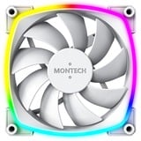 Montech AX120 fan PWM 3-pack case fan Wit, 3 stuks, 4-pin PWM