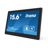 iiyama ProLite TW1623AS-B1P 15.6" Public Display Zwart, Touch, HDMI, Audio, USB, LAN (PoE), Android 13