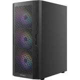 Antec AX20 midi tower behuizing Zwart | 3x USB-A | Tempered Glass