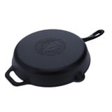 Victoria Skillet 30 cm, Seasoned bak-/braadpan Zwart, Color packaging