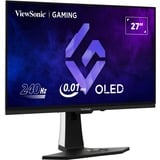 ViewSonic XG272-2K-OLED 27" gaming monitor Wit/zwart, 2x HDMI, 2x Displayport, USB-C, 240 Hz, 0.02 ms (GTG)