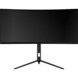 Dahua DHI-LM30-E330CA 30" Curved UltraWide gaming monitor Zwart/rood, 200 Hz, HDMI, DisplayPort 