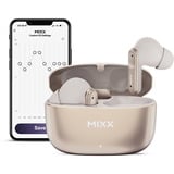 MIXX StreamBuds Custom 3 True Wireless Earbuds  headset Champagne