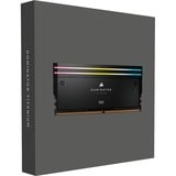 Corsair 32 GB DDR5-6000 Kit werkgeheugen Zwart, CMP32GX5M2B6000C30, Dominator Titanium RGB, XMP