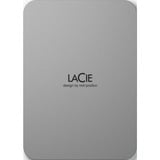 LaCie Mobile Drive Secure 4 TB externe harde schijf Grijs, USB-C 3.2 (5 Gbit/s)