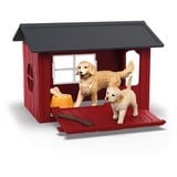 Schleich Farm World - Hondenhok met golden retrievers speelfiguur 42722