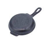 Victoria Mini Skillet 12 cm, Seasoned bak-/braadpan Zwart, Color packaging