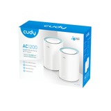 Cudy AC1200 Gigabit Mesh Wi-Fi System (2-Pack) mesh router Wit