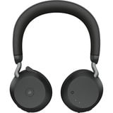 Jabra Evolve2 75 on-ear headset Zwart, Link380a, Microsoft Teams