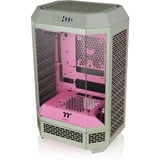 Thermaltake The Tower 300 - Matcha Plum mini tower behuizing Lichtgroen/roze | 3x USB-A | Tempered Glass