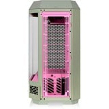 Thermaltake The Tower 300 - Matcha Plum mini tower behuizing Lichtgroen/roze | 3x USB-A | Tempered Glass