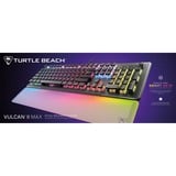 Turtle Beach Vulcan II Max, gaming toetsenbord Zwart, US lay-out, Roccat Titan II Optical Red