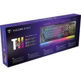 Turtle Beach Vulcan II Max, gaming toetsenbord Zwart, US lay-out, Roccat Titan II Optical Red