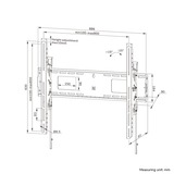 Neomounts WL35-750BL18 kantelbare wandsteun bevestiging Zwart