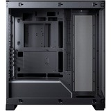 Phanteks  midi tower behuizing Zwart | 2x USB-A | 1x USB-C | RGB | Window