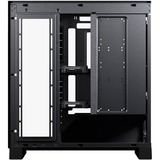 Phanteks  midi tower behuizing Zwart | 2x USB-A | 1x USB-C | RGB | Window