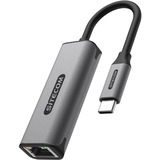 Sitecom USB-C naar Ethernet 2.5 Gigabit adapter Grijs, 0,15 meter