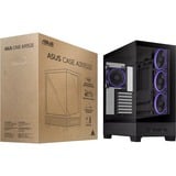 ASUS A31 PLUS midi tower behuizing Zwart | 2x USB-A | 2x USB-C | Window