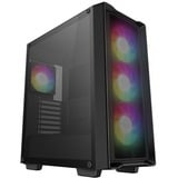 DeepCool DeepCool CC560 MESH v2 midi tower behuizing Zwart | 2x USB-A | RGB | Window