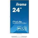 iiyama ProLite XUB2497HSU-W2 23.8" monitor Wit, 100 Hz, HDMI, DisplayPort, USB, Audio