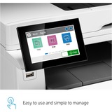 HP Color LaserJet Enterprise MFP M480f all-in-one kleurenlaserprinter met faxfunctie Grijs/zwart, Printen, kopiëren, scannen, faxen, USB