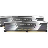 Corsair 48 GB DDR5-8000 Kit werkgeheugen Zilver, CMKC48GX5M2X8000C38, Vengeance, XMP