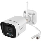 Foscam V5P, 3K/5MP Dual-Band WiFi camera met geluid- en lichtalarm Wit