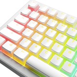 Glorious Aura V3 RGB Keycaps Wit, Pudding-style keycaps, Double Shot PBT, 130 stuks