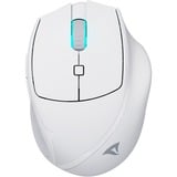 Sharkoon OfficePal M25W gaming muis Wit, 400 - 4000 DPI, RGB, 2,4 GHz / USB