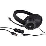 V7 HC701 Premium Stereo Headset over-ear  Zwart